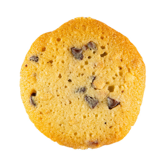 Biscuit fondant aux éclats d'orange et chocolat