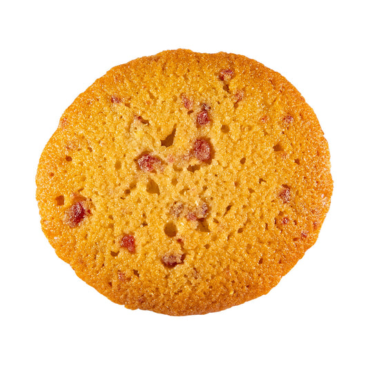 Biscuit fondant aux pépites de framboise