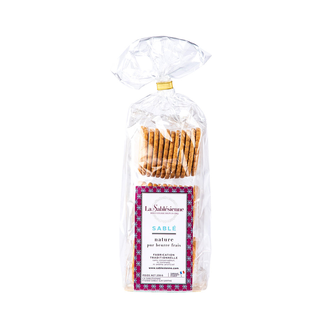 Biscuits sablés nature pur beurre frais - sachet 230g