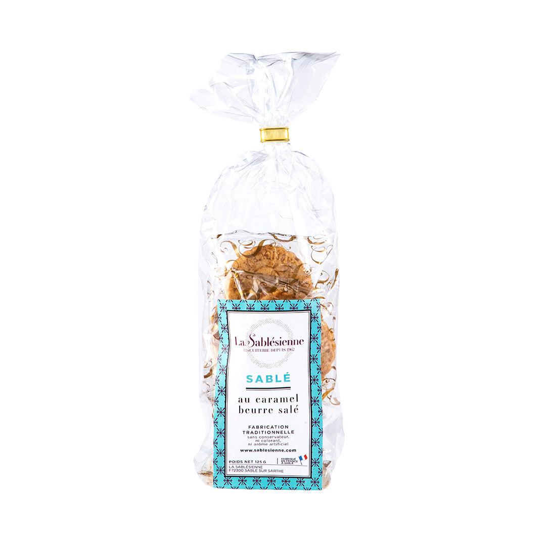 Biscuits sablés aux pépites de caramel beurre salé - sachet 125g