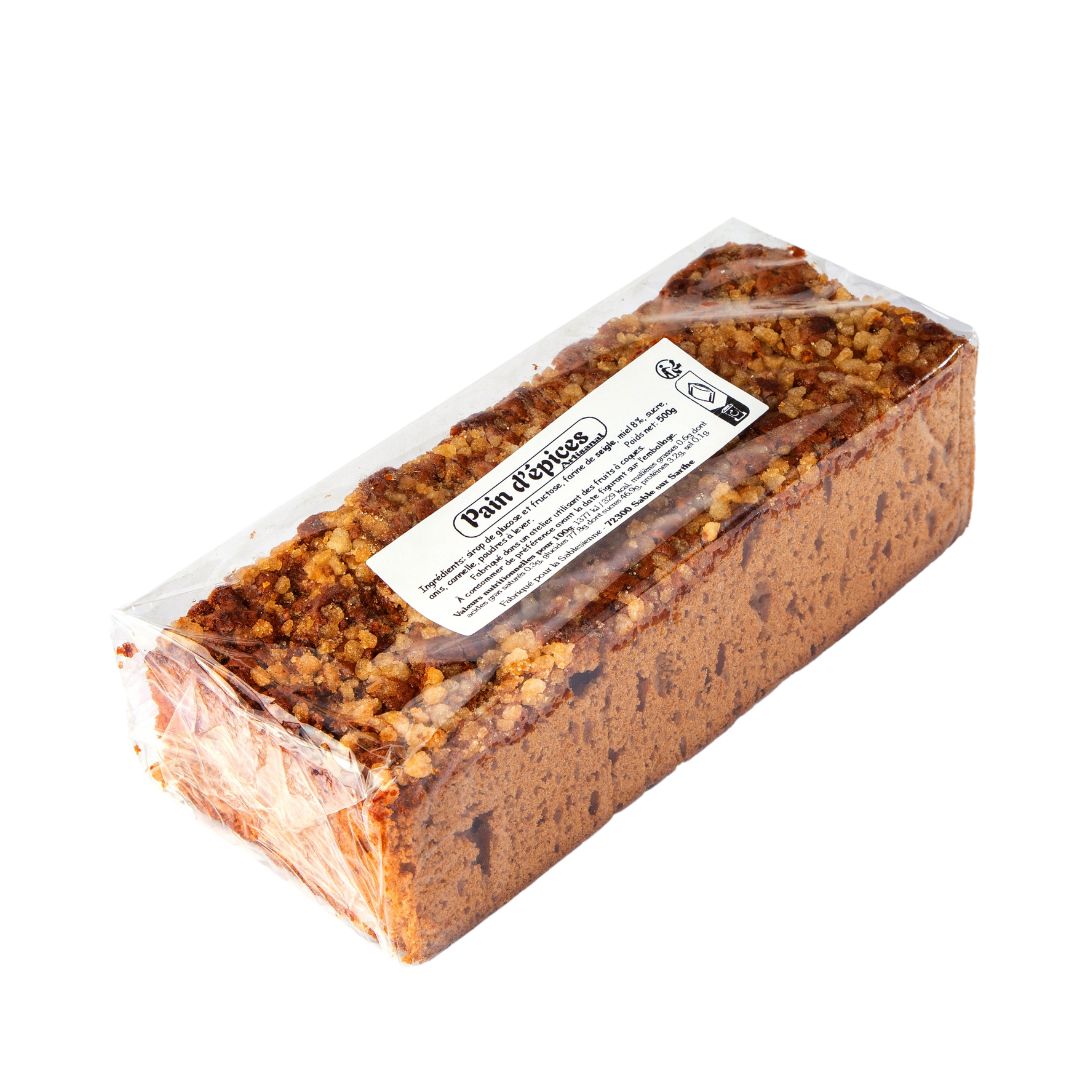 Pain d'épices tranché - 500g