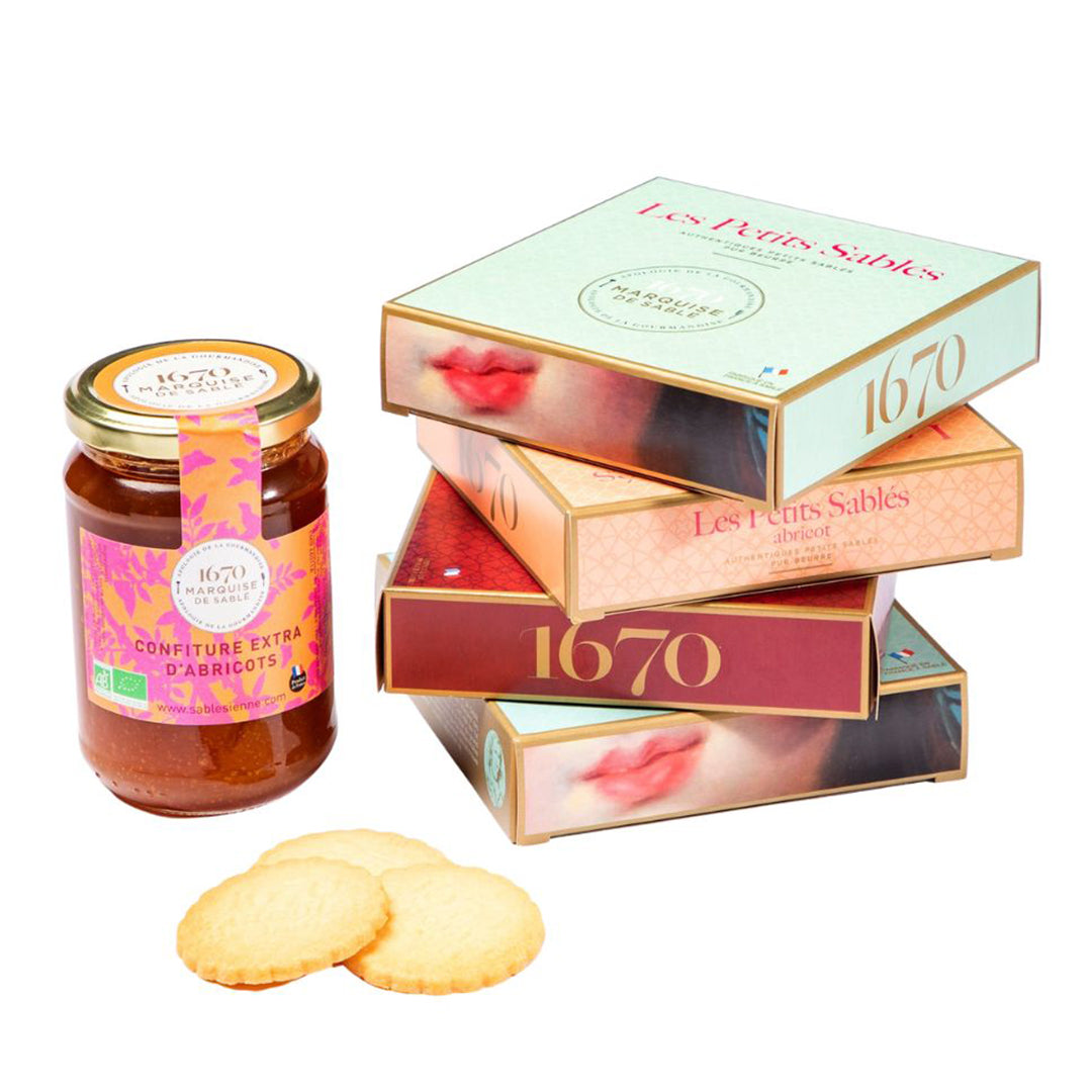 Lot Petits Sablés et Marmelade d'Orange