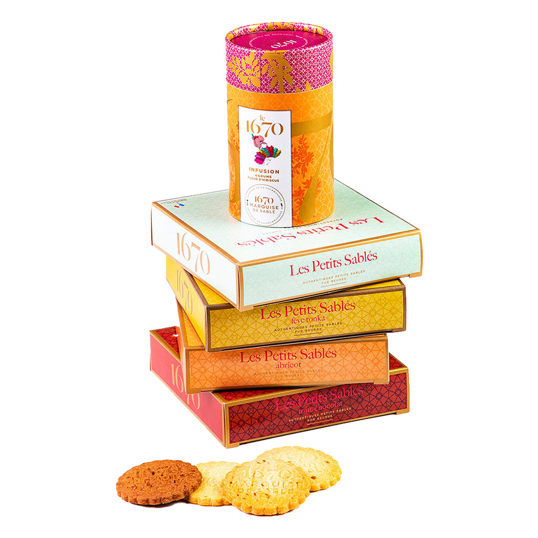 Lot Petits Sablés et Infusion Agrumes