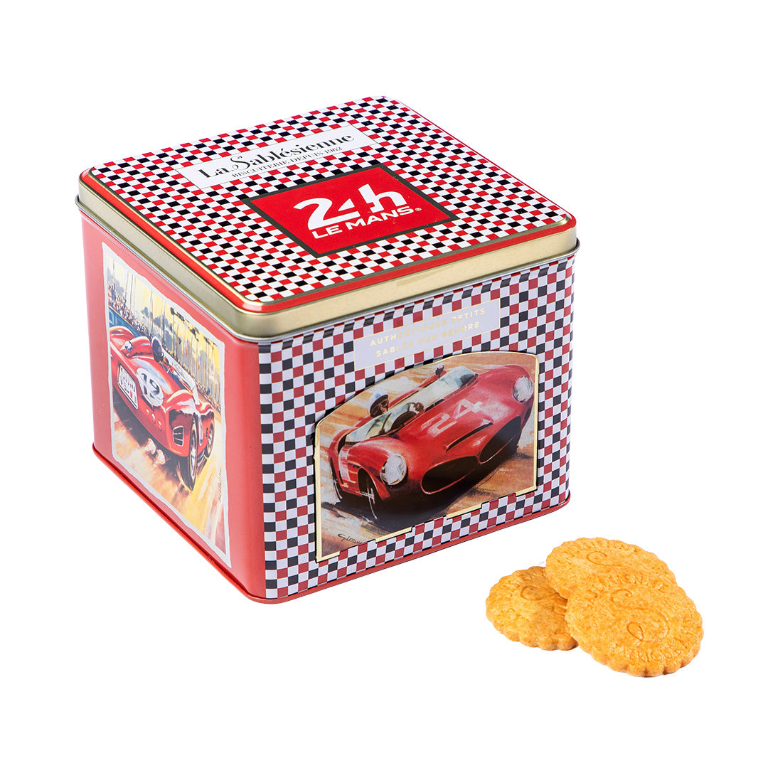 Biscuits sablés nature pur beurre frais - boite distributrice "24h du Mans" 300g