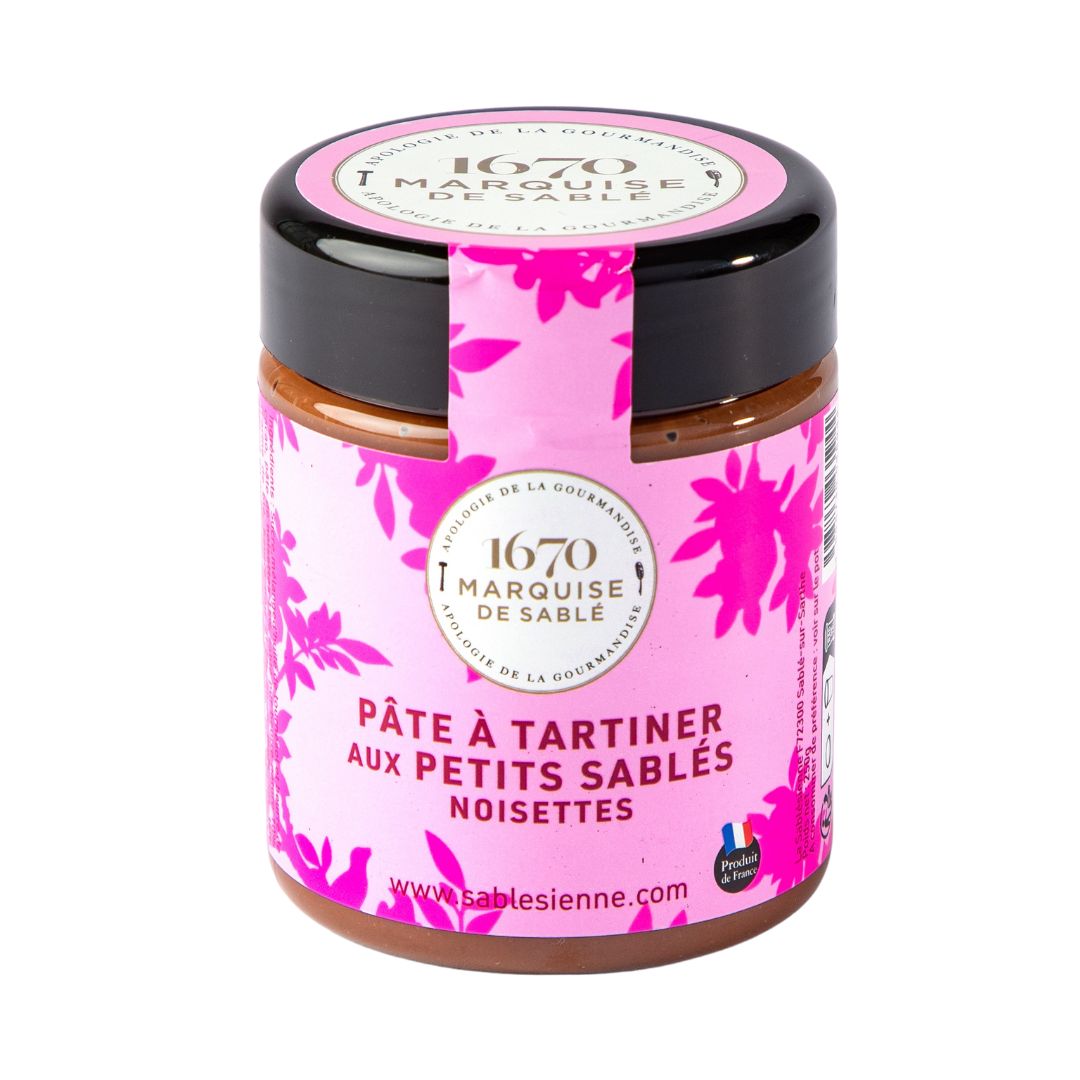 Pâte à tartiner noisettes aux petits sablés - pot 250g