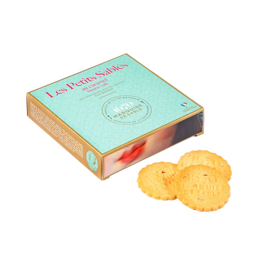le petit beurre sonnensegel Shortbread cookies with salted butter caramel chips