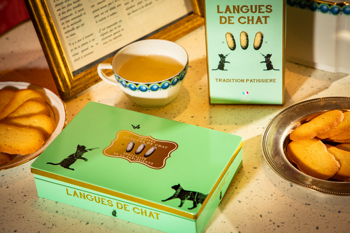 Langues de chat - étui de 120g