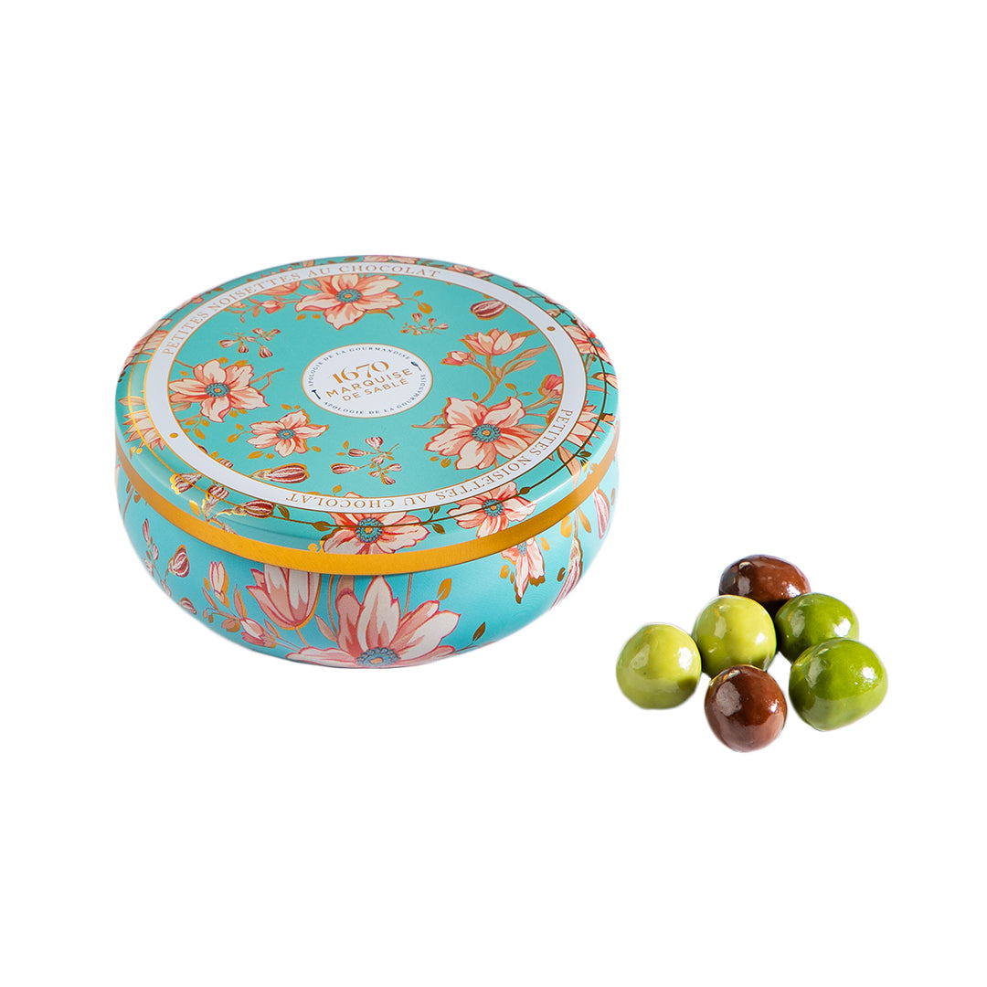Les petites noisettes chocolat - boite métal 40g