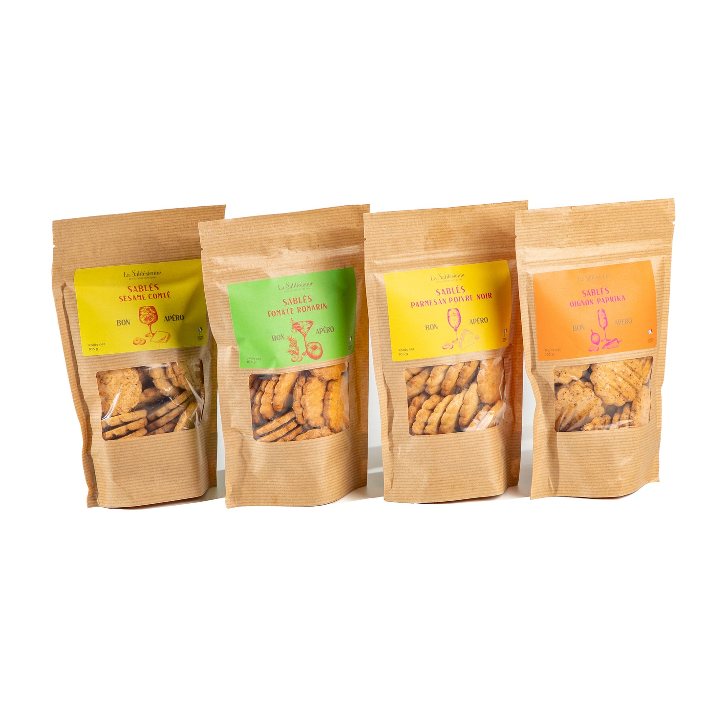 Petits Sablés salés Sésame Comté AOP - 105g