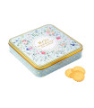 Cookies assortment, plain butter, caramel chips, lemon chips and all chocolate- "Wild bouquet" 400g tin 