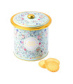 Cookies assortment, plain butter and all chocolate - "Wild bouquet" 250g  bucket tin