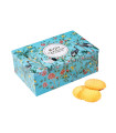 Cookies assortment, lemon chips, all chocolate, plain butter - "Travel invitation" 300g tin 