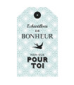 "Échantillon de Bonheur" card