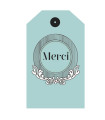 "Merci" card