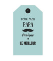 "Pour mon papa" card