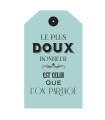 "Le Plus Doux Bonheur" card