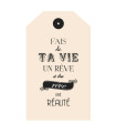 "Fais de Ta vie un Rêve" card