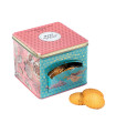 Caramel chips cookies - "Musician Angel" 300g dispencer tin