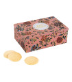 Cookies assortment, raspberry chips, all chocolate, plain butter - "Marquise in Chambord" 300g tin 