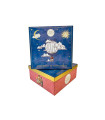 Raspberry chips cookies and plain butter cookies - Starry sky tin - 200g