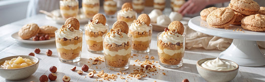 Verrines à la Noisette : Un Dessert Croquant et Fruité par La Sablésienne