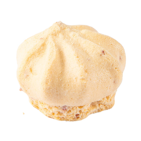 Meringue aux pépites de framboise