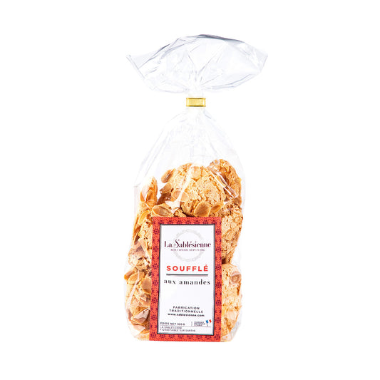 Soufflés aux amandes - sachet 100g