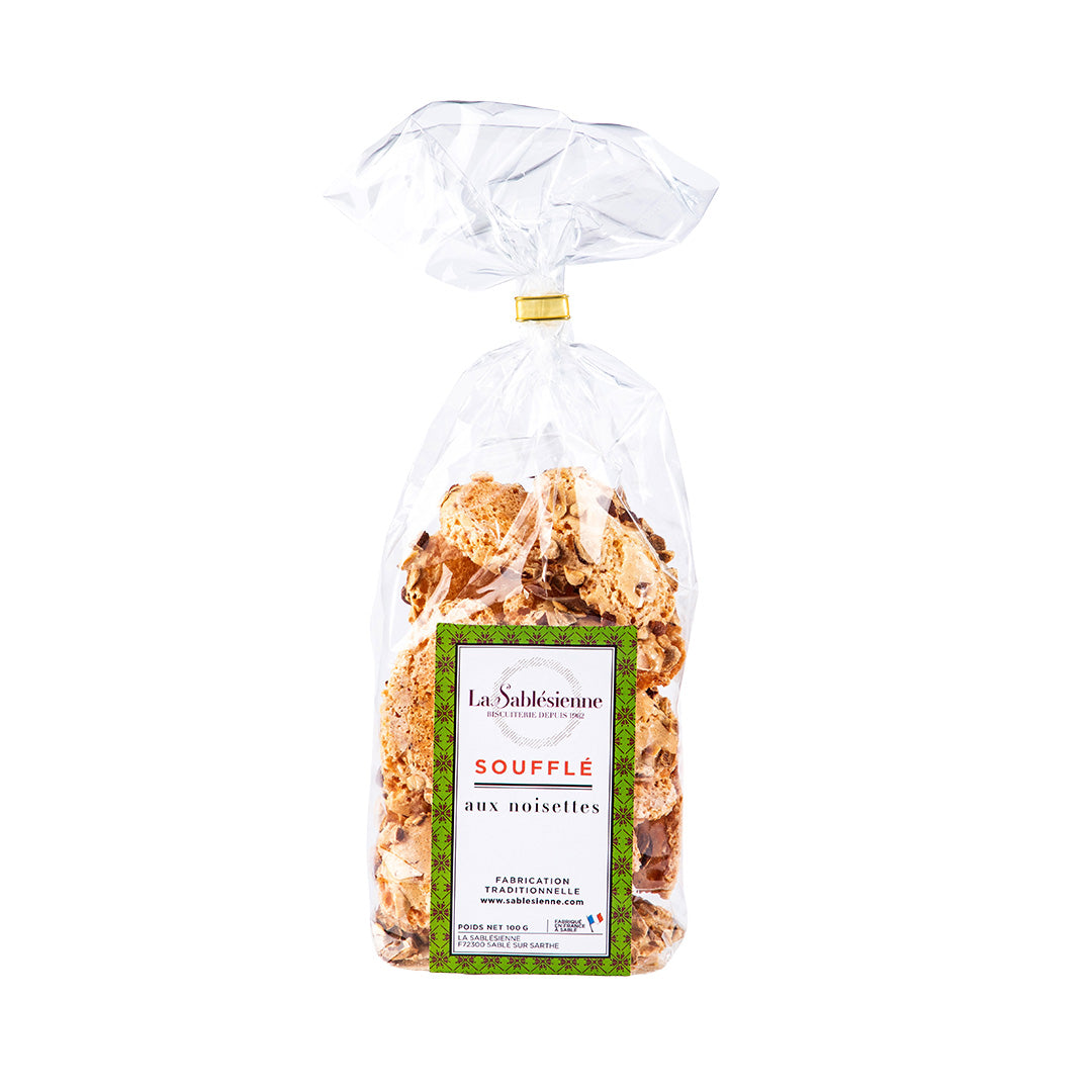 Soufflés aux noisettes - sachet 100g