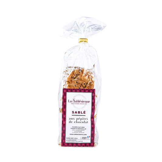 Biscuits sablés aux pépites de chocolat - sachet 125 g