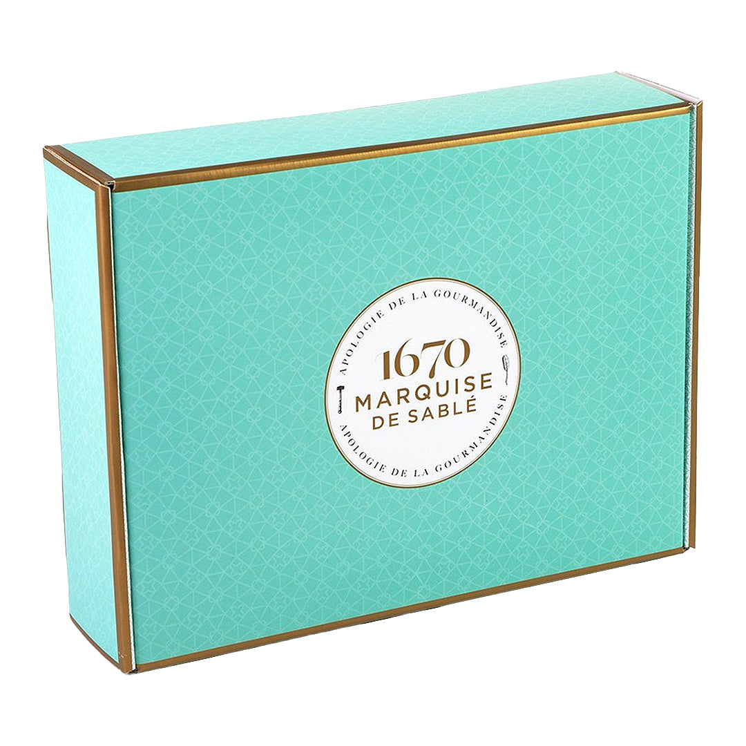 Coffret Vert 1670 Marquise de Sablé 33.5x25x8cm