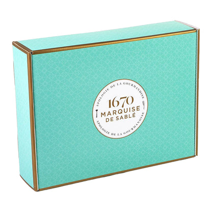 Coffret Vert 1670 Marquise de Sablé 33.5x25x8cm