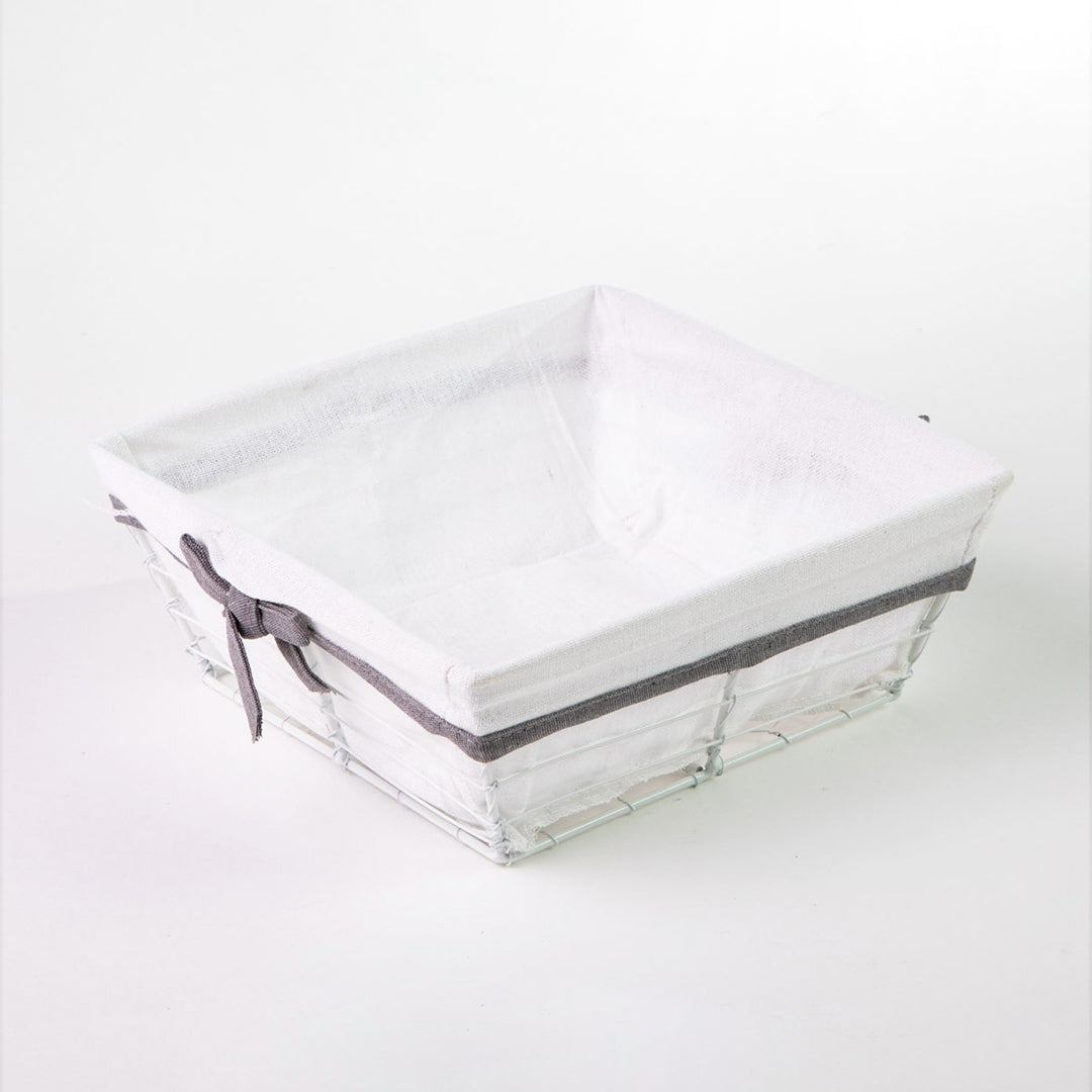 Panier blanc 23x23x9cm