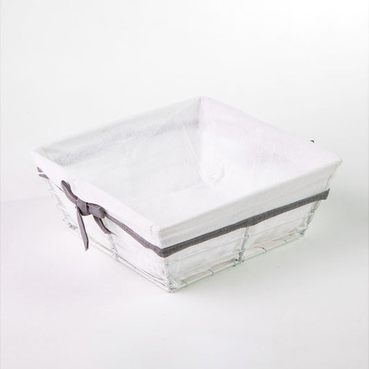 Panier blanc 23x23x9cm