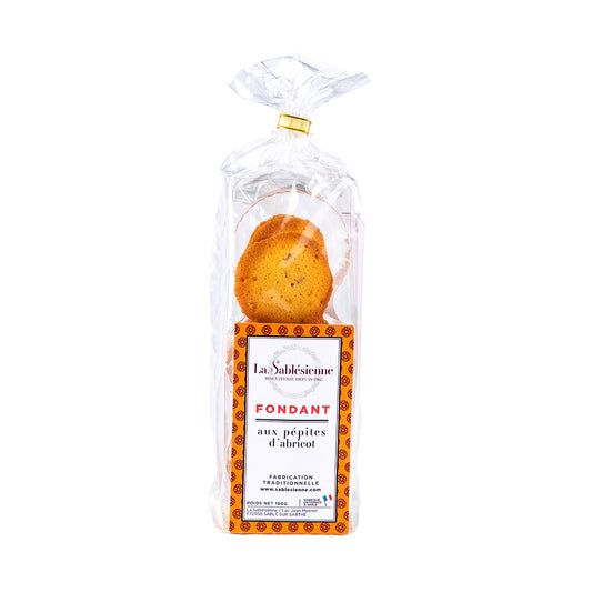 Biscuits fondants aux pépites d'abricot - sachet 100g