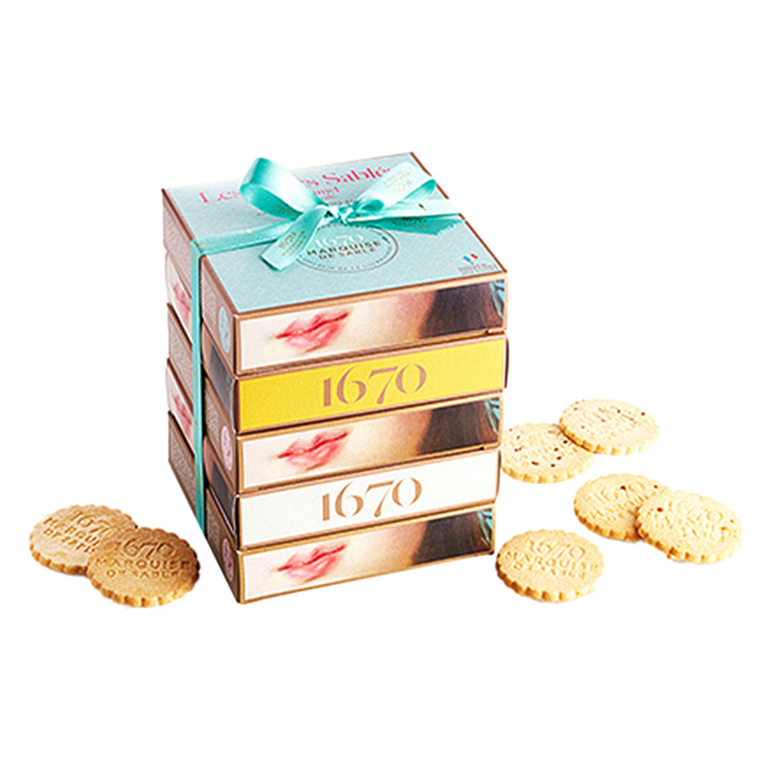 Assortiment de Sablés 1670 Marquise de Sablé - 5 saveurs