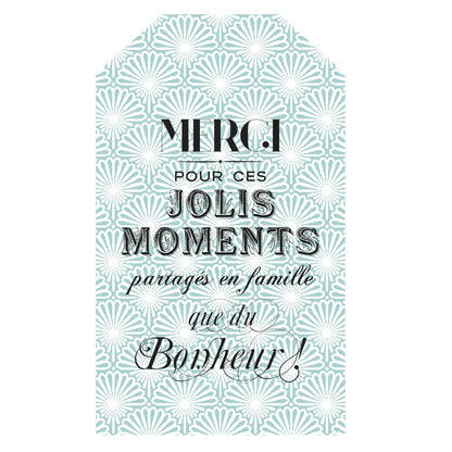 Carte Merci pour ces Jolis Moments partagés en Famille