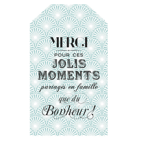 Carte Merci pour ces Jolis Moments partagés en Famille