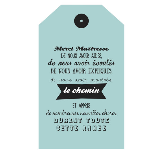 Carte Merci Maîtresse