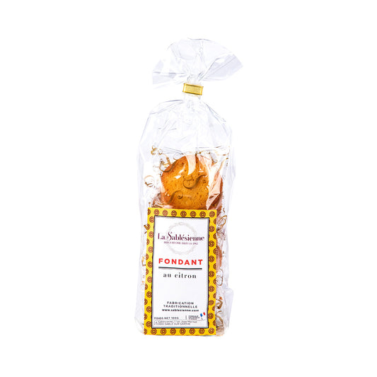 Biscuits fondants pépites de citron - sachet 100g