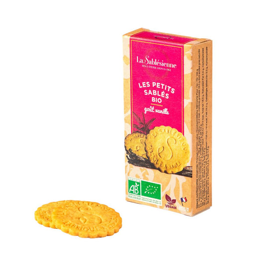 Mini étui Petits sablés à la vanille 37g BIO et VEGAN 