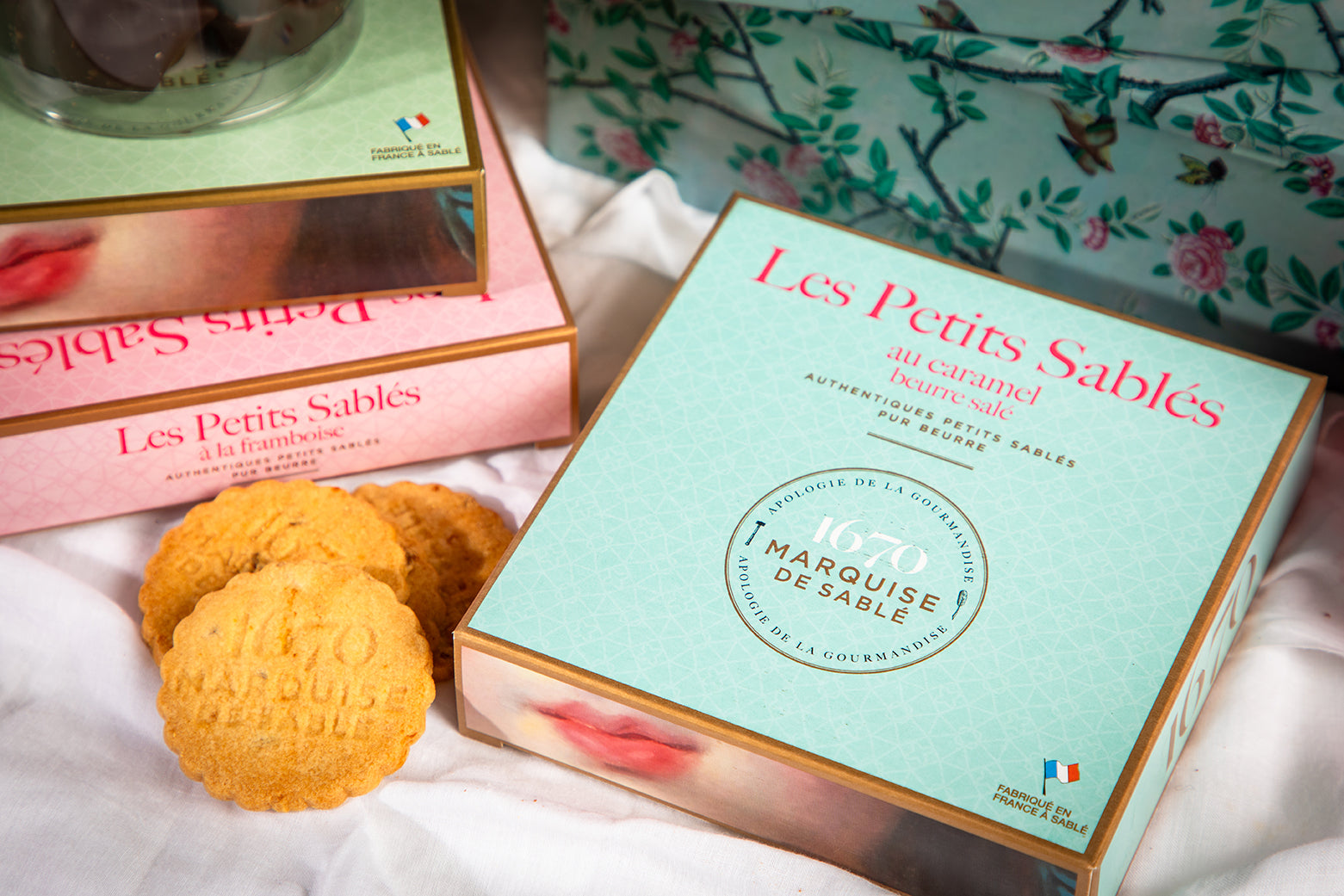 Biscuits sablés aux pépites de caramel beurre salé - étui 100g