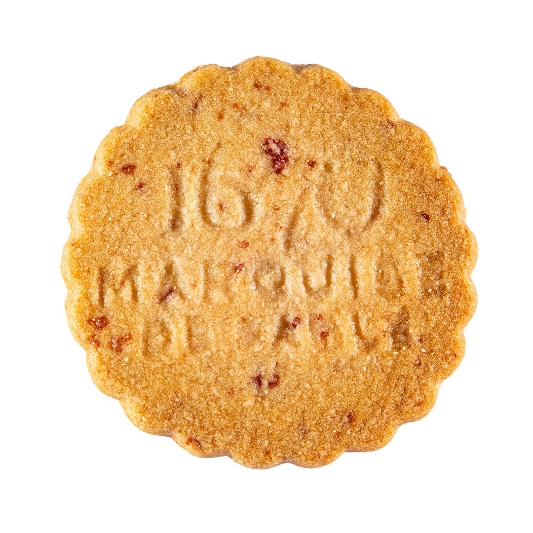 Biscuits sablés aux pépites de framboise - Cube Tour Eiffel 1670 Marquise de Sablé - 35g
