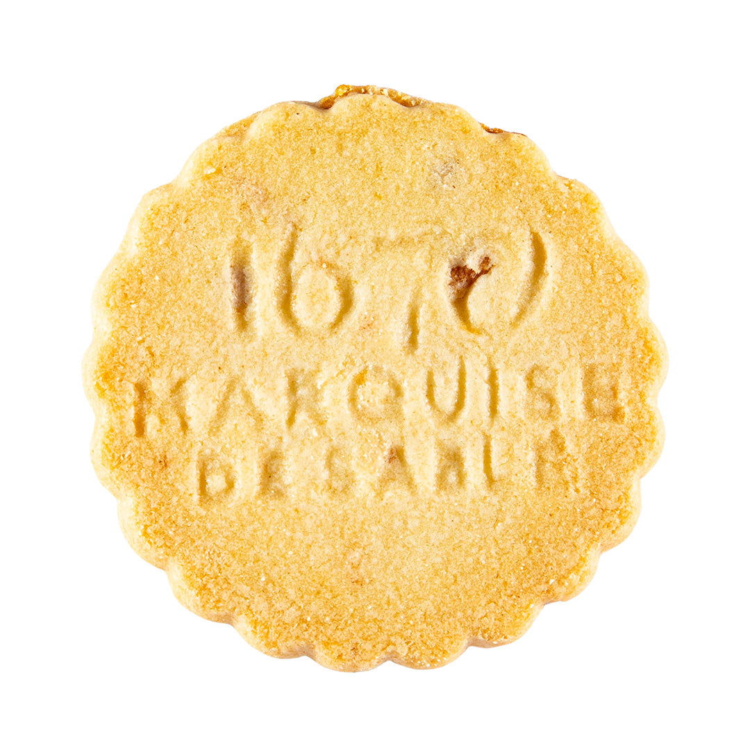 Biscuits sablés aux pépites de caramel beurre salé - Etui Tour Eiffel 1670 Marquise de Sablé - 100g