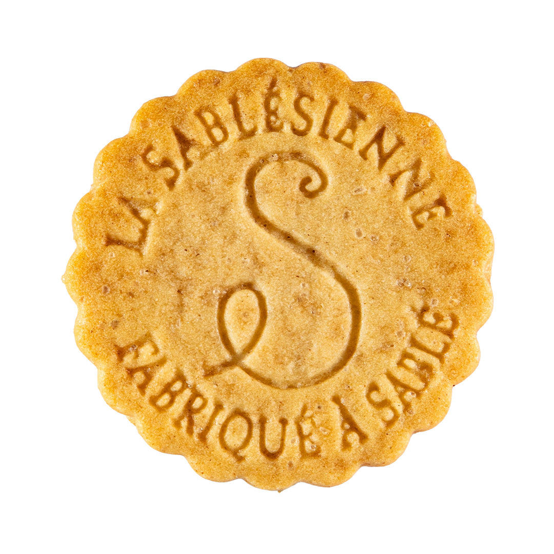 Biscuits sablés aux pépites de caramel et aux pépites de citron - Boite métal "La jeune fille et le nénuphar" - 250g