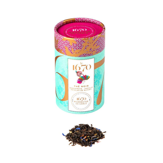 Thé Noir 1670 à la Bergamote, Vanille et Pétales de Bleuets - 50g