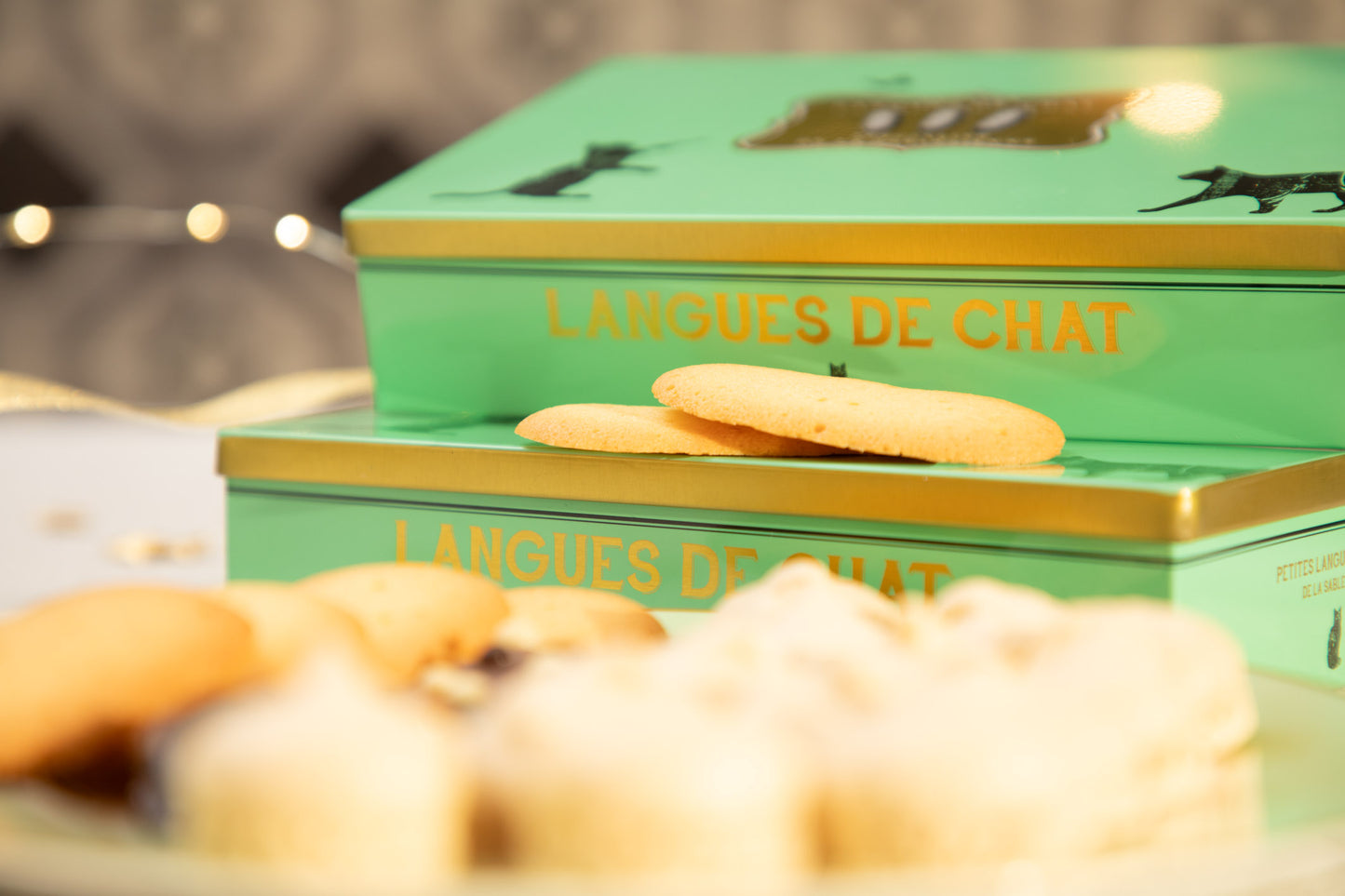 Biscuits langues de chat pâtissières - boite métal 160g