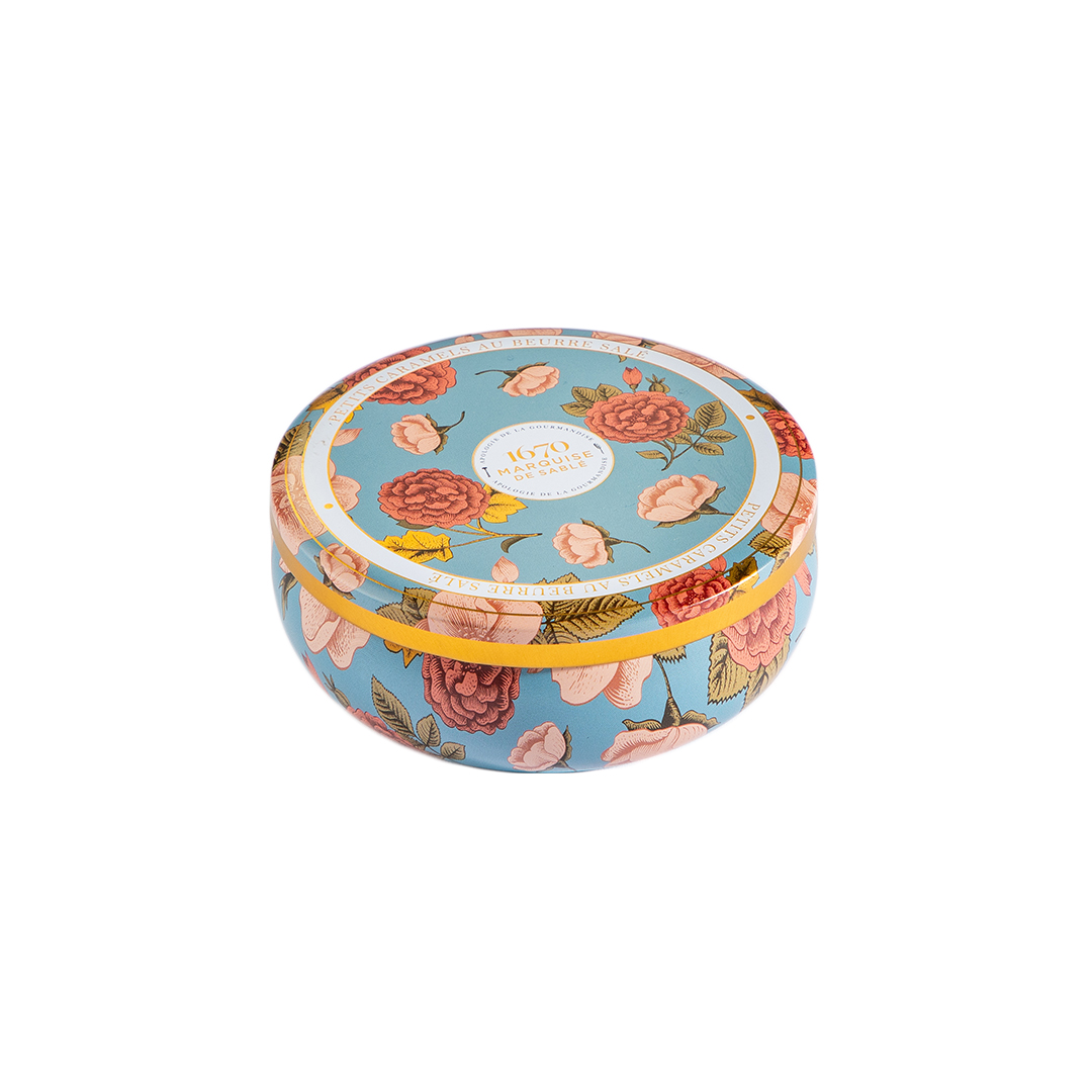 salted butter caramel candy tin box 140g