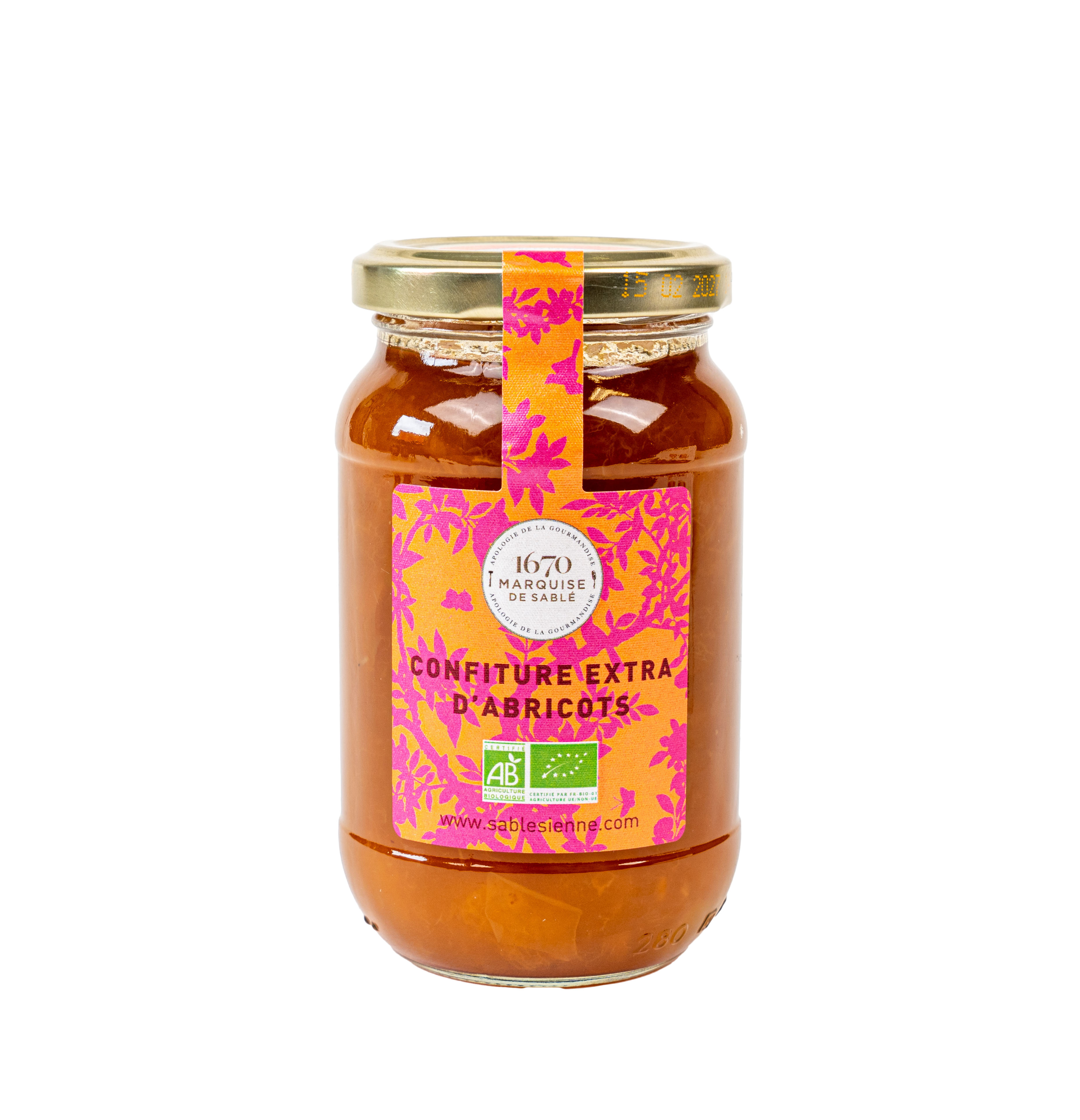 Confiture d'abricot - 320g