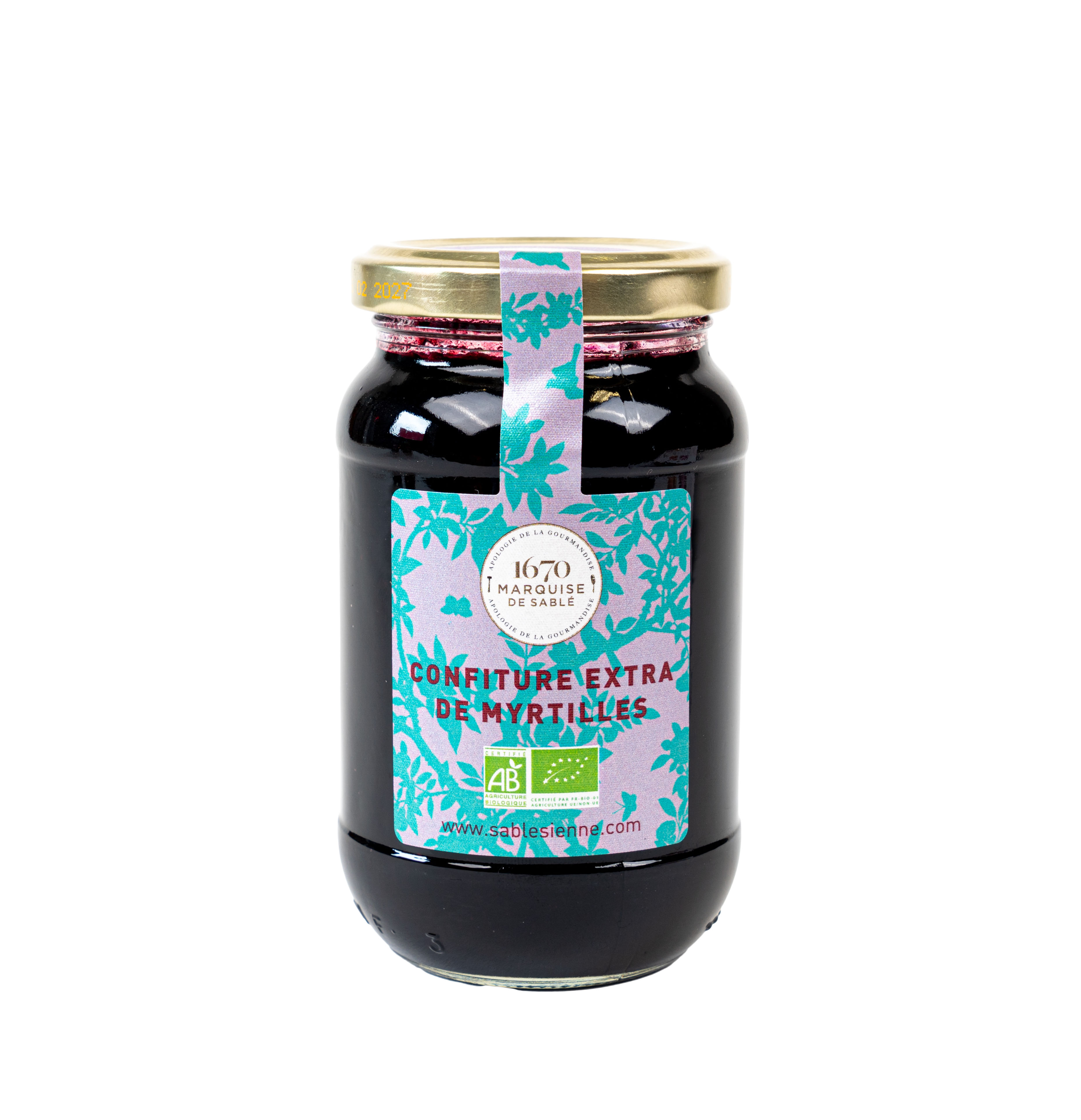 Confiture de myrtille - 320g